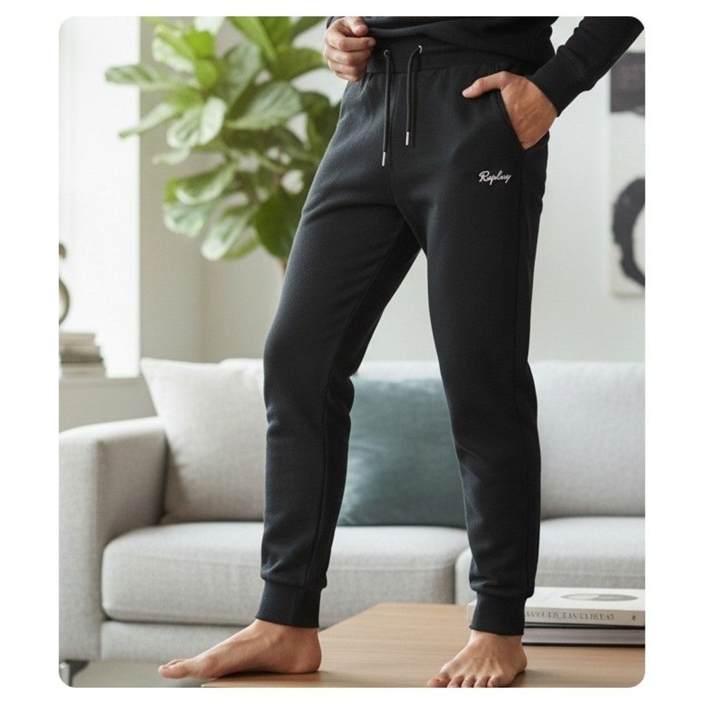 RipNDip Lord Nermal Cat Black Graphic Jogger Sweatpants XS Skate Streetwear